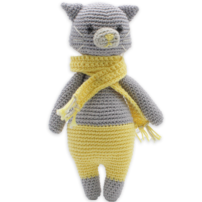 Crochet Kit Polly Cat - Amigurumi DIY Kit