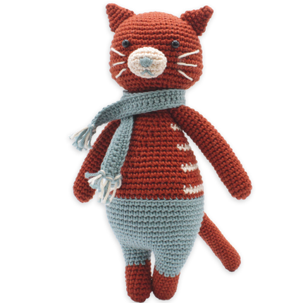 Crochet Kit Pixie Cat - Amigurumi DIY Kit