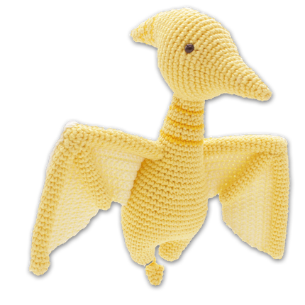 Crochet Kit Pteranodon - Amigurumi DIY Kit