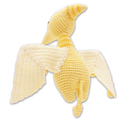 Crochet Kit Pteranodon - Amigurumi DIY Kit