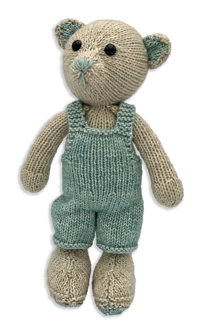 Knitting Kit John Bear - DIY Knitting Set