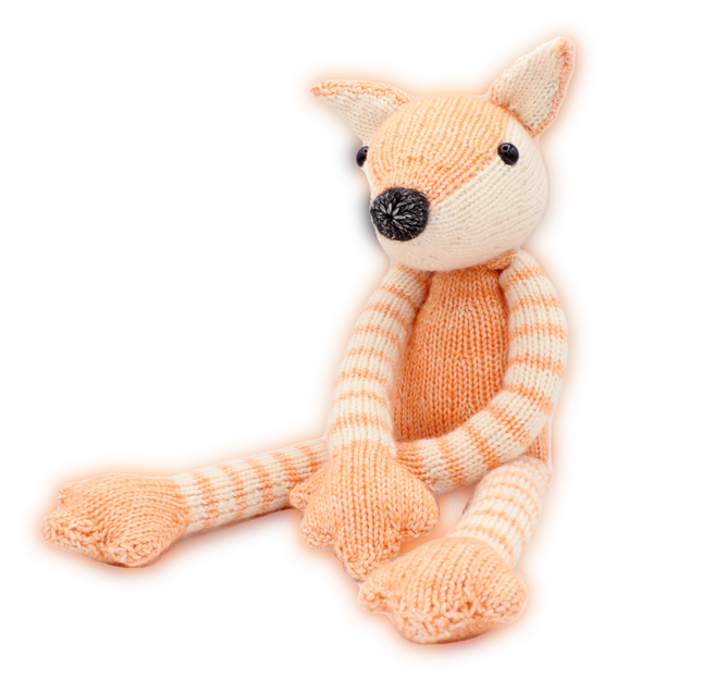 Knitting Kit Sanne Fox - DIY Knitting Set