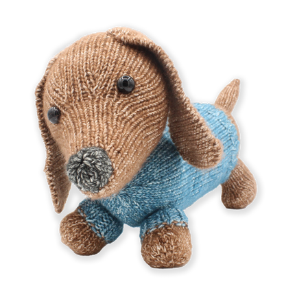 Knitting Kit Ria Dachshund - DIY Knitting Set
