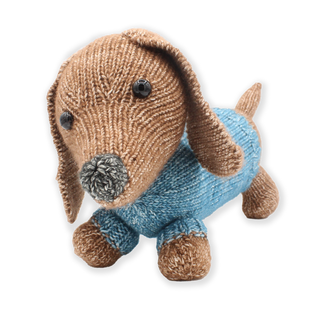 Knitting Kit Ria Dachshund - DIY Knitting Set