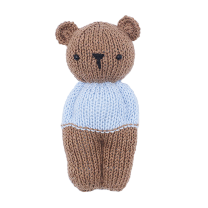 Knitting Kit Abe Bear - DIY Knitting Set