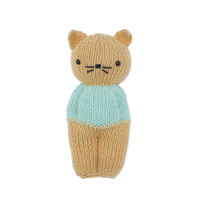 Knitting Kit Nora Cat - DIY Knitting Set