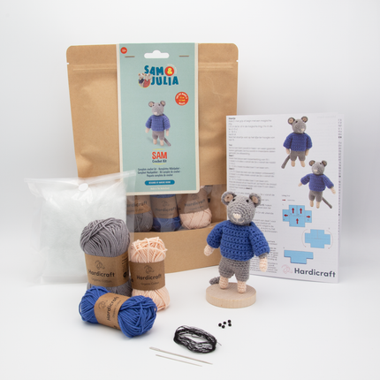 Crochet Kit Sam - Amigurumi DIY Kit