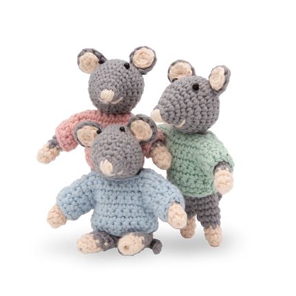 Crochet Kit The Triplets - Amigurumi DIY Kit