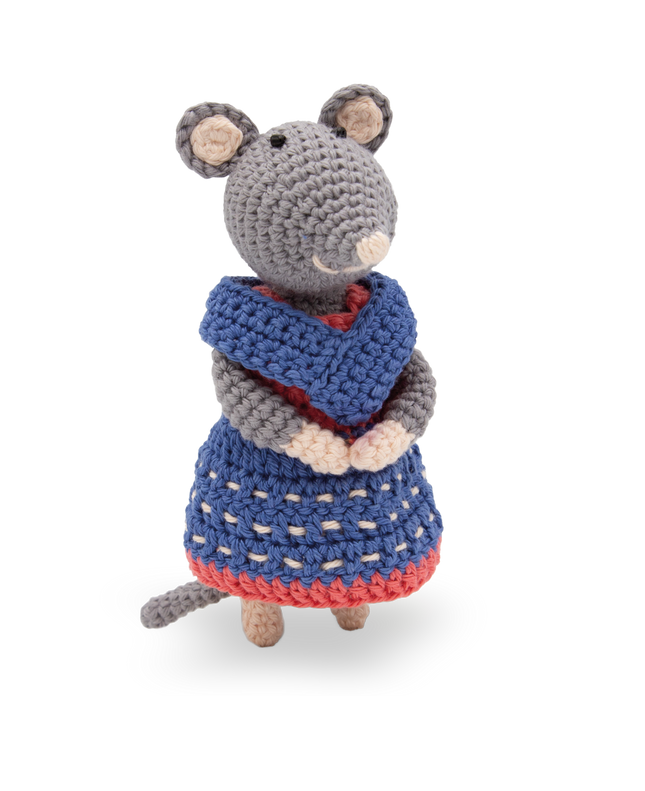 Crochet Kit Mother Mouse - Amigurumi DIY Kit