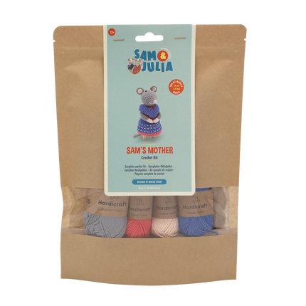 Crochet Kit Mother Mouse - Amigurumi DIY Kit