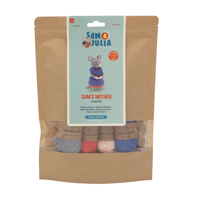 Crochet Kit Mother Mouse - Amigurumi DIY Kit