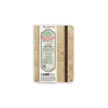 Create Happiness Stone paper Mixed Media Journal A6