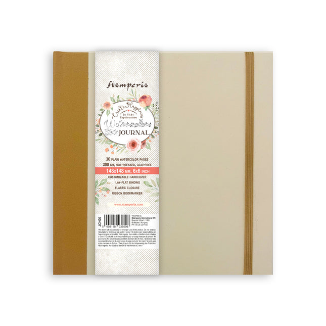 Create Happiness Mixed Media Journal cm 14.8x14.8 watercolor pages - 250 gr