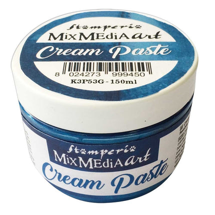 Cream Paste metallic 150 ml. Blue