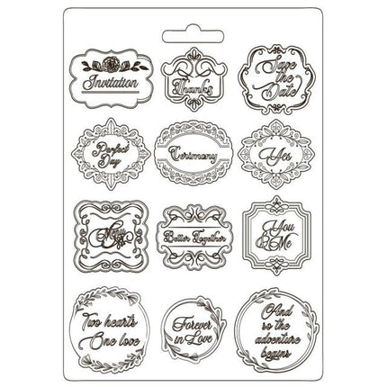 Soft Mould A4 - You and me plates