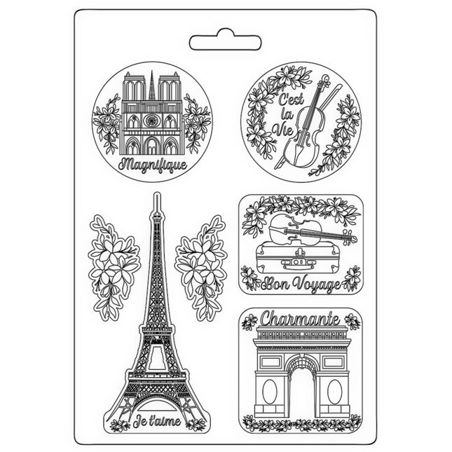Soft Mould A4 - Create Happiness Oh lá lá Tour Eiffel