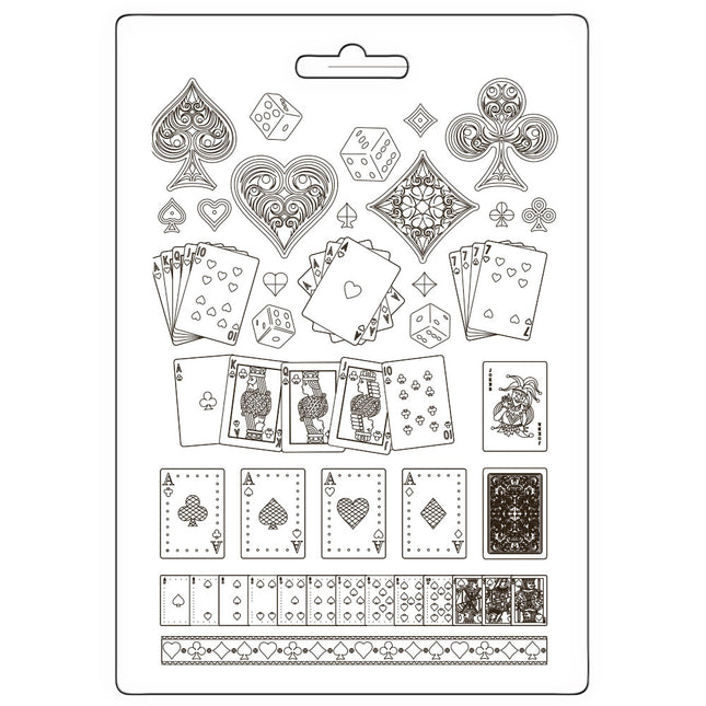 Soft Mould A4 - Master of Magic cards