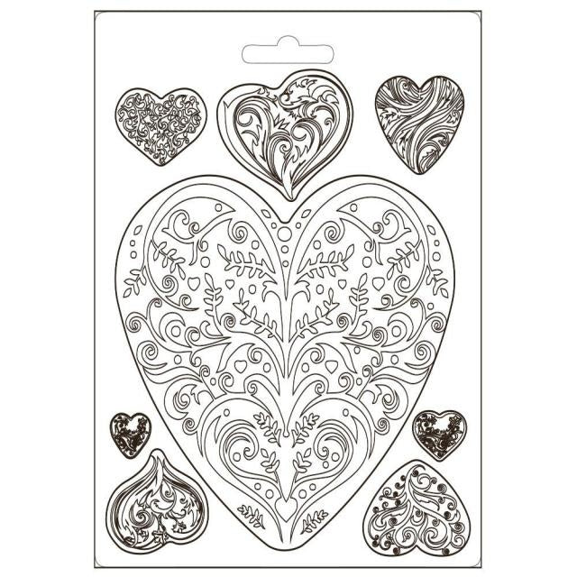 Soft Mould A5 - You and me hearts