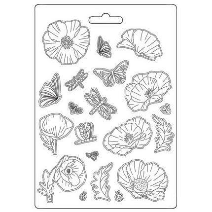 Soft Mould A5 - Sunflower Art flowers