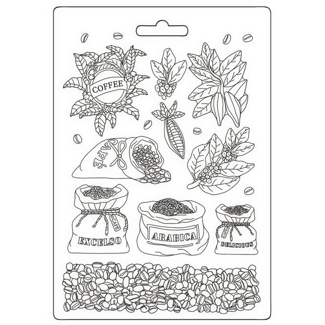 Soft Mould A5 - Coffee and Chocolate coffee