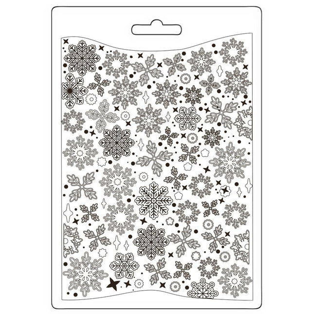 Soft Mold A5 - Create Happiness Dewdrops snowflakes
