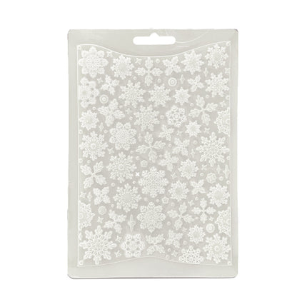 Soft Mold A5 - Create Happiness Dewdrops snowflakes