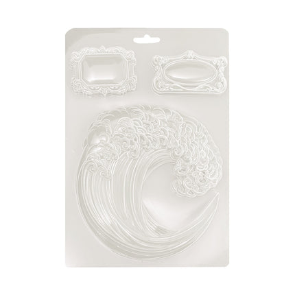 Soft mould A5 - Silent Sea wave