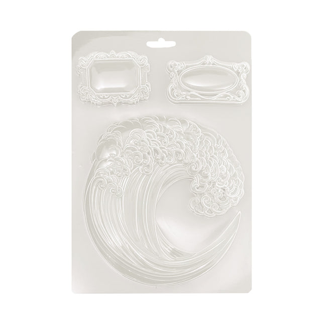 Soft mould A5 - Silent Sea wave