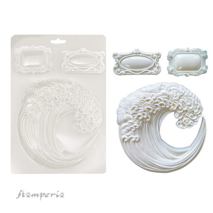 Soft mould A5 - Silent Sea wave