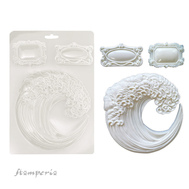 Soft mould A5 - Silent Sea wave