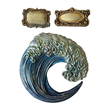 Soft mould A5 - Silent Sea wave