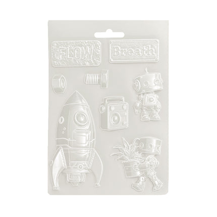 Soft Mould A5 - A new Beginning spaceship and robot