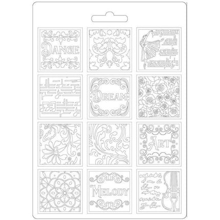 Soft Mould A5 - Passion patchwork music