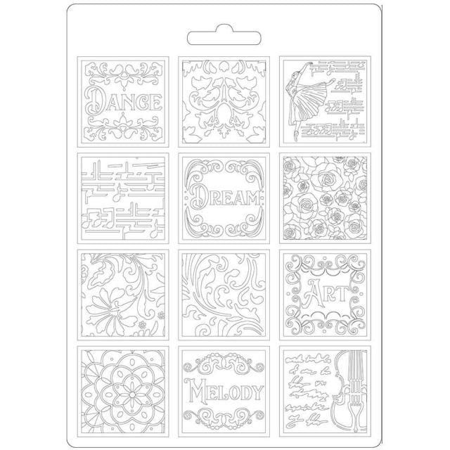 Soft Mould A5 - Passion patchwork music