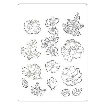 Soft Mould A5 - Celebration flowers