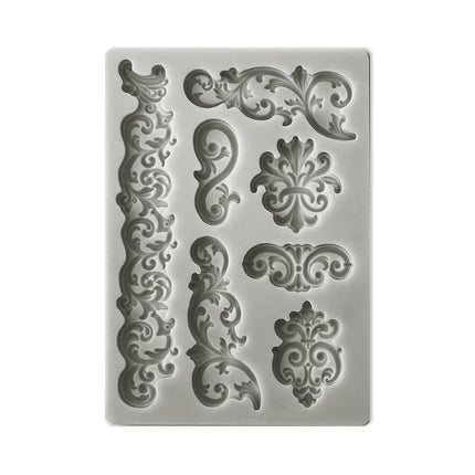Silicon mold A6 - Borders and laces