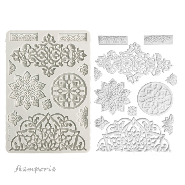 Big silicone mold A4 - Mandala