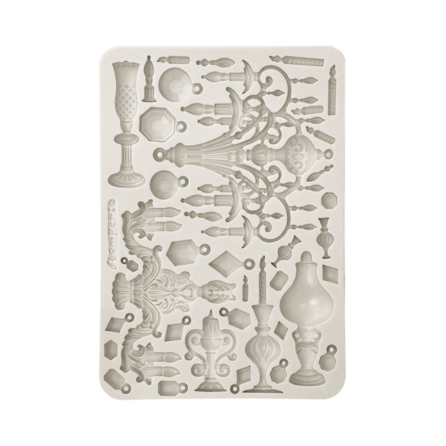 Silicone mold A5 - Masquerade candle holders