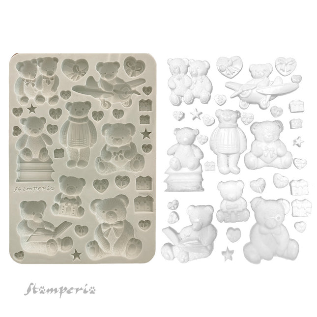 Silicone Mold A5 - The Owl's House Teddy Bears