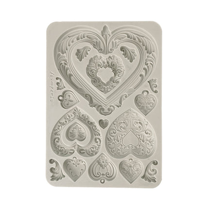 Silicon mould A5 - Hearts