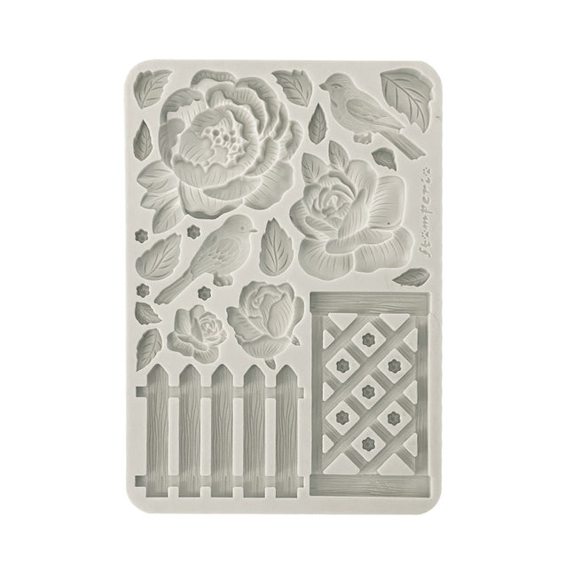 Silicone mold A5 - House of Roses fence