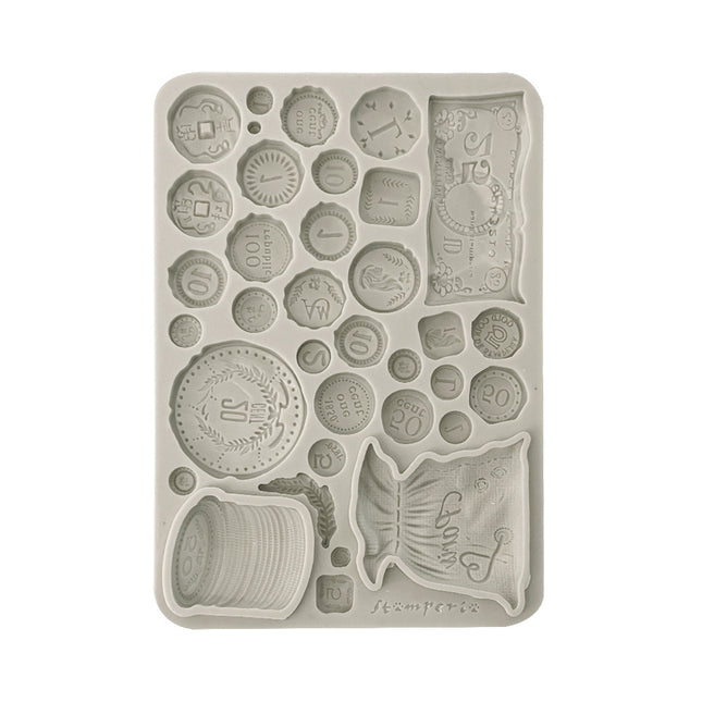 Silicone mould A5 - Venice City of Art old coins