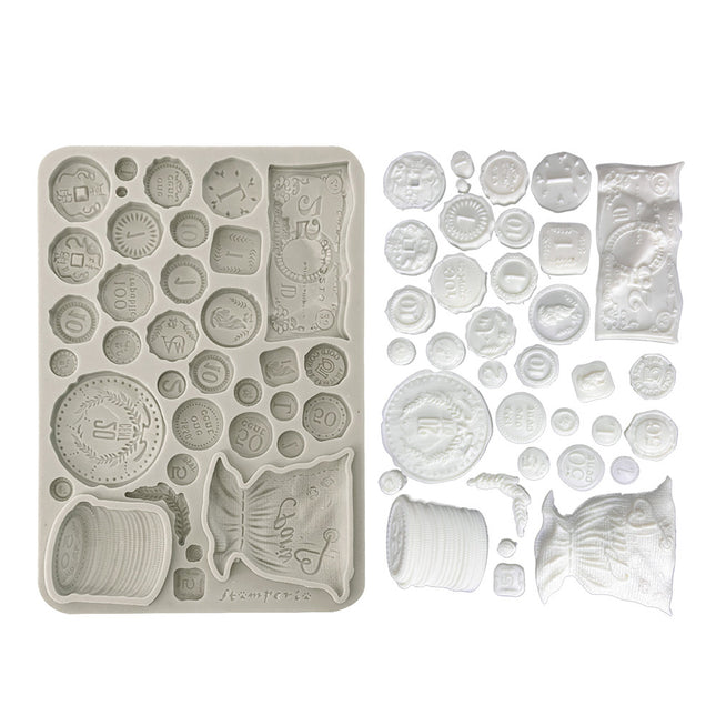 Silicone mould A5 - Venice City of Art old coins