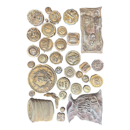 Silicone mould A5 - Venice City of Art old coins