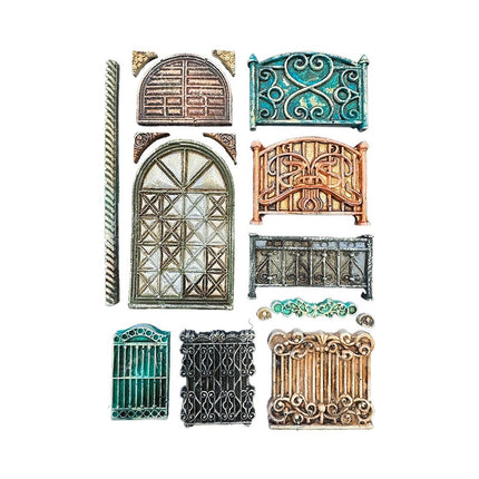 Silicon mould A5 - Fence and door