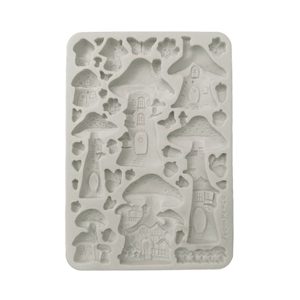 Silicone mold A5 - Hidden Grove mushroom house