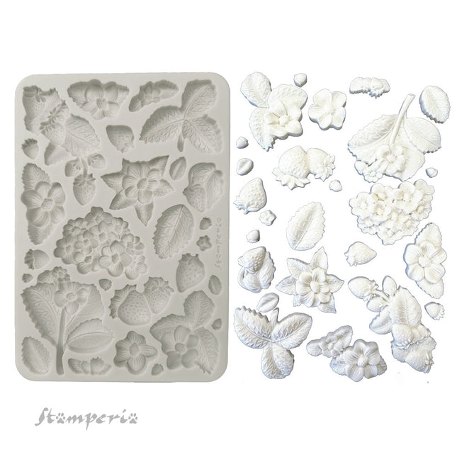 Silicone mold A5 - Hidden Grove strawberries