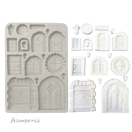 Silicone mold A5 - Hidden Grove door and window