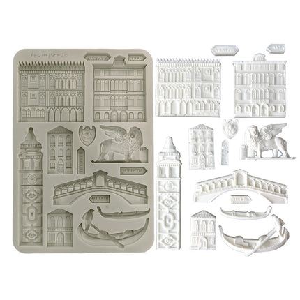 Silicone mould A5 - Venice City of Art monuments