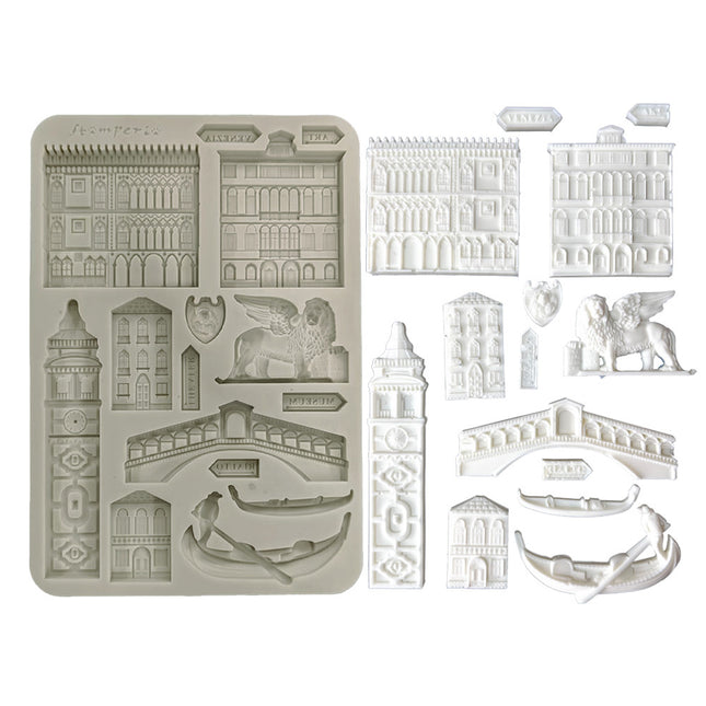 Silicone mould A5 - Venice City of Art monuments